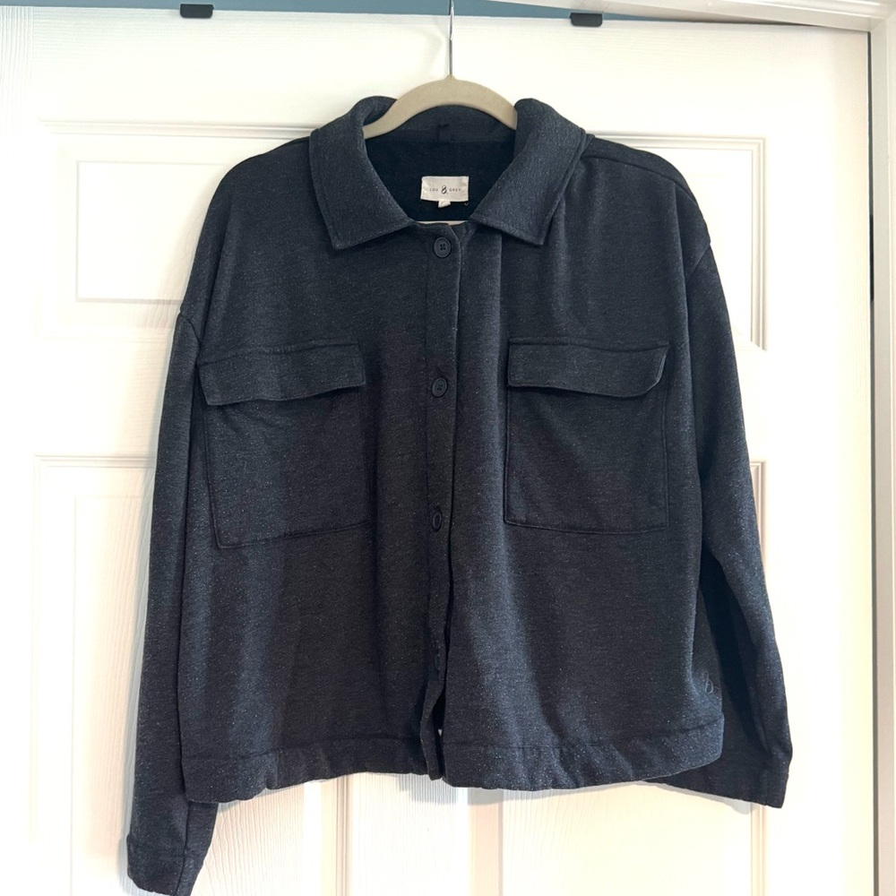 Lou & Grey Charcoal Utility Jacket